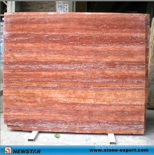 Iran red travertine