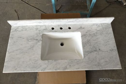 carrara white vanity top