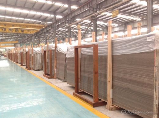 Coffee Brown Wooden Grain Marble Slabs & Tiles