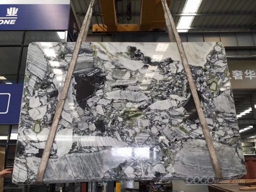 White Beauty Ice Jade Ice connected Multicolor Marble Slabs & Tiles