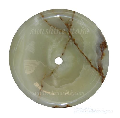 Green Onyx Vessel Sink