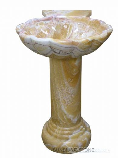 Ruby Onyx Pedestal Sink