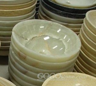 Green Onyx Vessel Sink