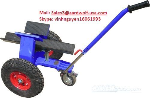 SELF LOCKING DOLLIES, Aardwolf  buddy for stone, stone buggy, stone moving cart, stone transporting