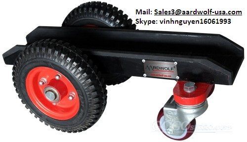 3 WHEEL SLAB DOLLY, Aardwolf  buddy for stone, stone buggy, stone moving cart, stone transporting