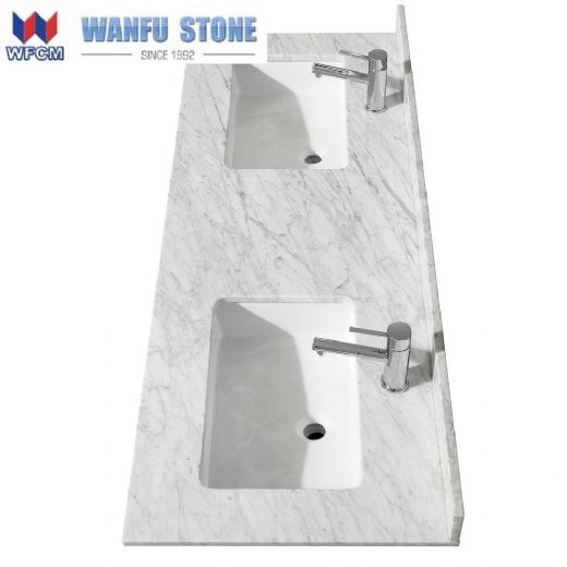 bathroom vanity top with built in sinks