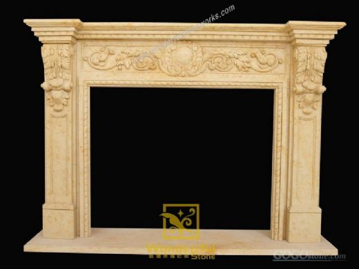 Egyptian Sunny gold fireplaces