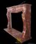 Red rose marble fireplaces