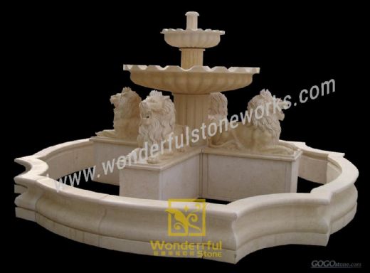 stone fountain