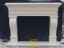 Cream bello limestone fireplaces