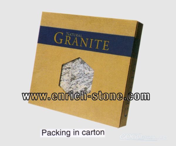 Granite tiles packing in carton