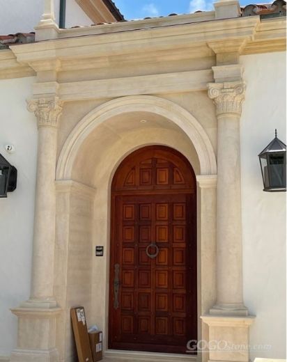 Column Design Main Entrance Door