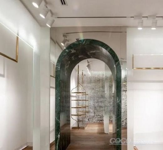 Green Marble Entrance Surrounding