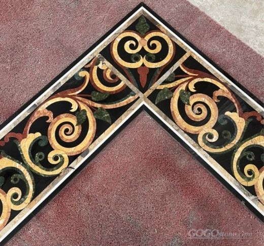 Luxury Marble Inner Border Lines for Villa House Tile