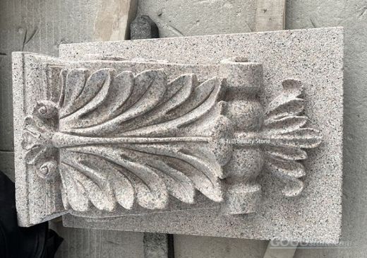 Shell Flower Classic Design Carving Outside Wall Relief