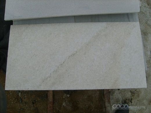 White Quartzite Tiles Floor Covering